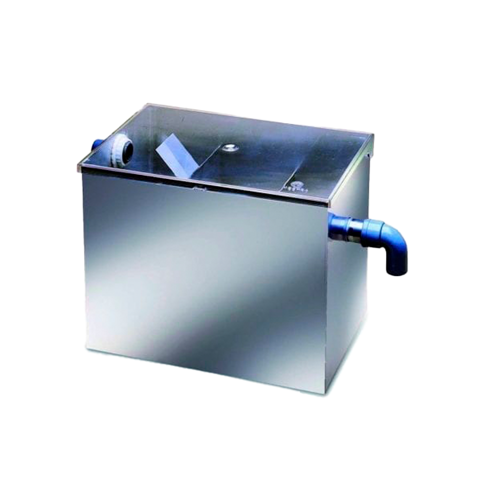 DECANTADOR DE ESCAYOLA PARA RECORTADORA ACERO INOX.