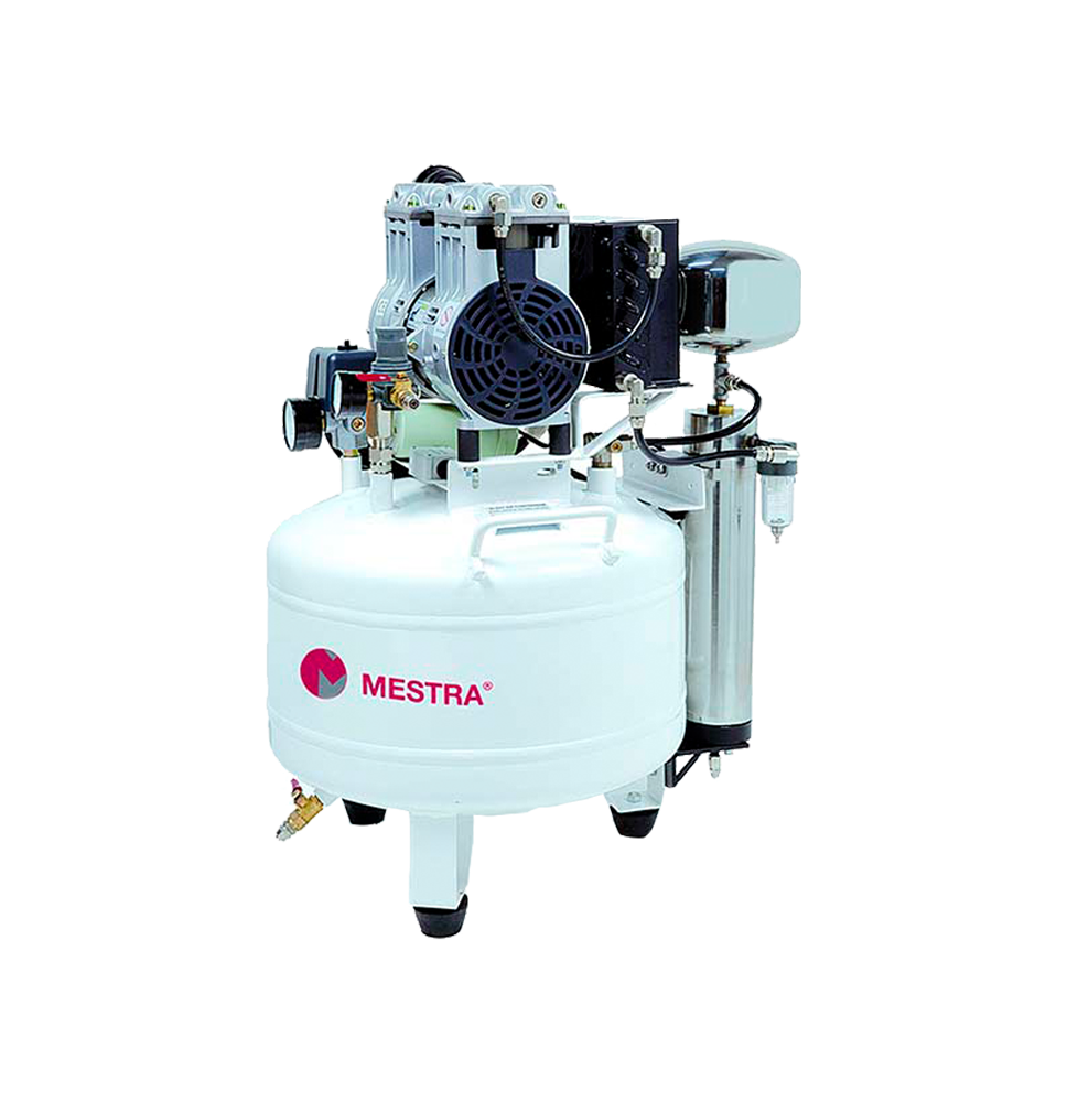 COMPRESOR A PISTON SECO 80L/MIN CON SECADOR