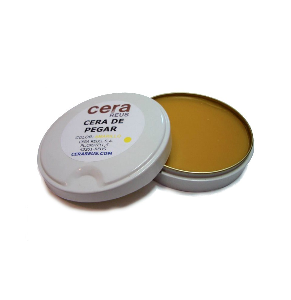 CERA REUS DE PEGAR AMARILLA 50g
