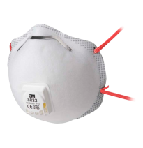 MASCARILLA FFP3 CON VÁLVULA DE 3M 1ud