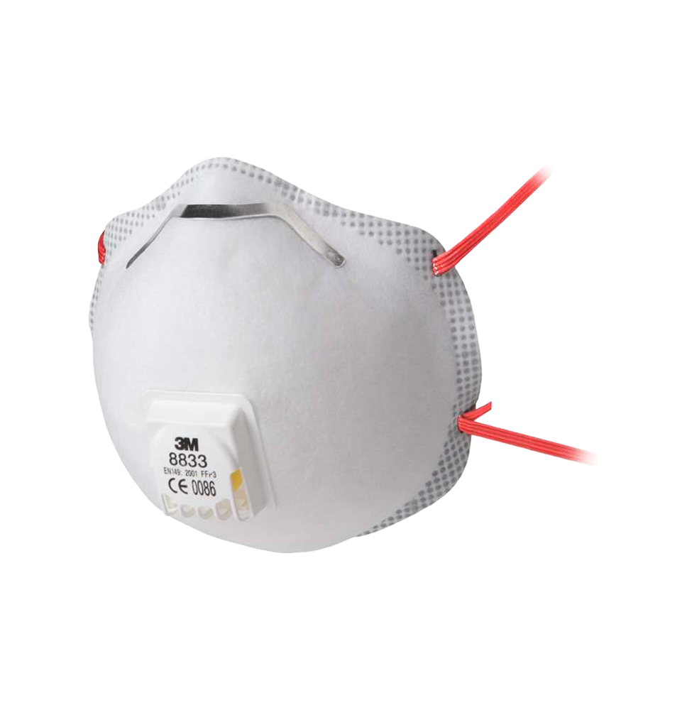 MASCARILLA FFP3 CON VÁLVULA DE 3M 1ud