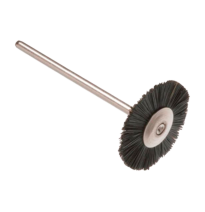 CEPILLO CIRCULAR MINIATURA CON EJE CERDA NEGRA Ø22MM