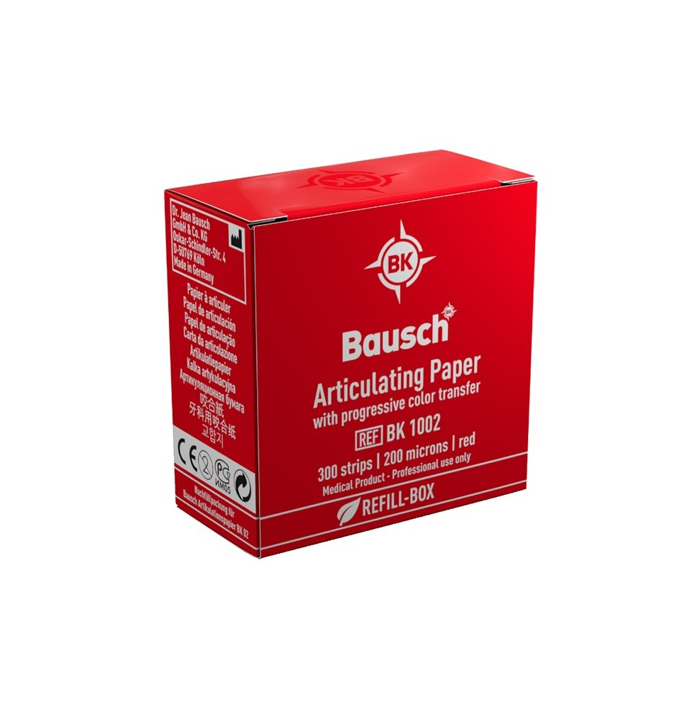 BK 1002 REPOSICIÓN PAPEL ARTICULAR ROJO BK 02