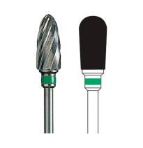 FRESA TUNGSTENO DENTADO SENCILLO GRUESO (Para acrílico y escayola)