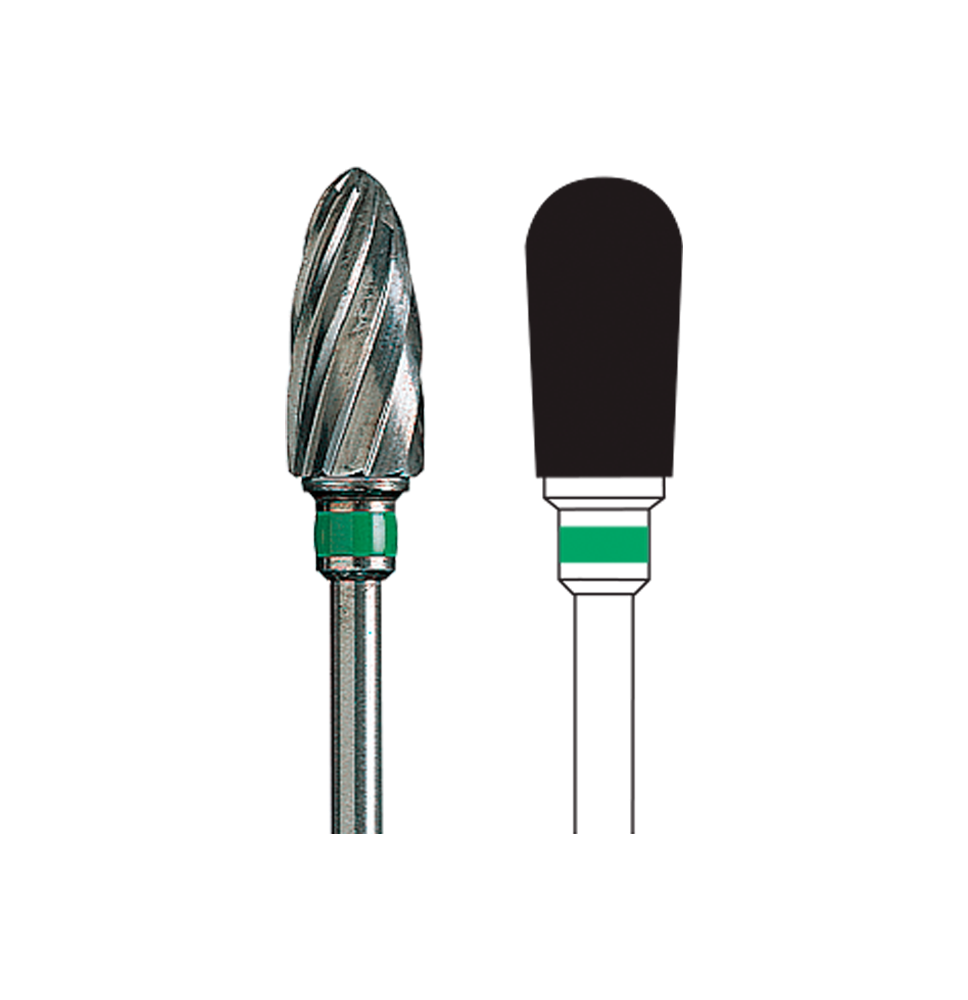 FRESA TUNGSTENO DENTADO SENCILLO GRUESO (Para acrílico y escayola)