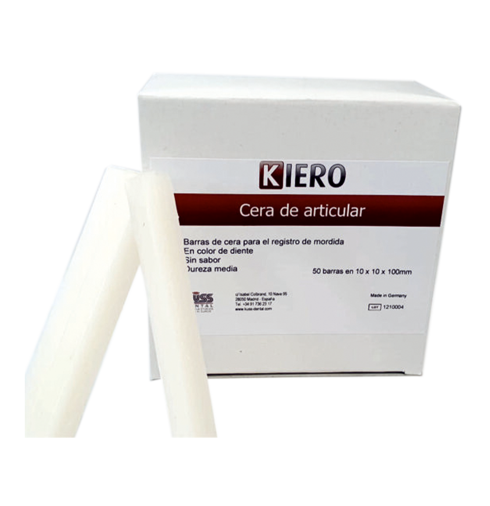 KIERO CERA DE ARTICULAR EN BARRAS COLOR DIENTE 
