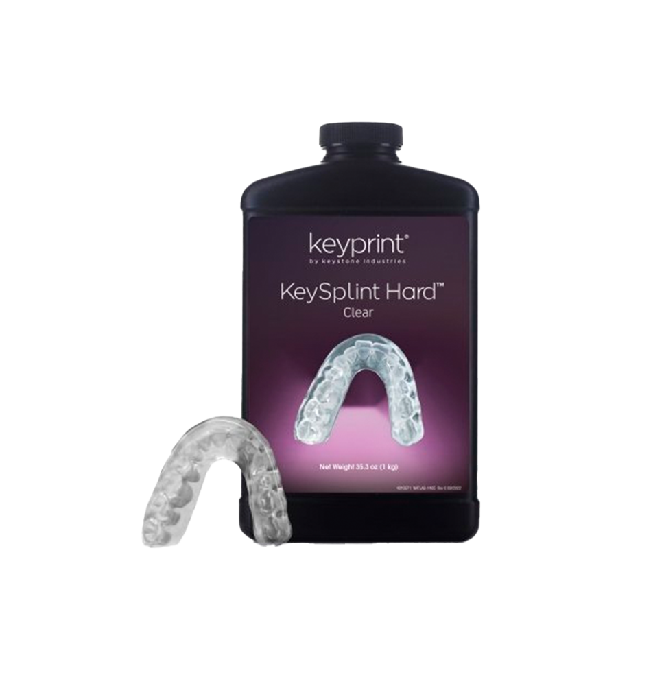 RESINA 3D KEYPRINT KEYSPLINT HARD CLEAR 1KG