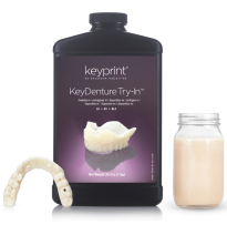 RESINA 3D KEYPRINT KEYDENTURE TRY-IN COLOR A1 1KG