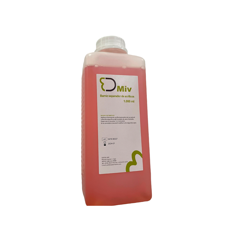 BARNIZ DE ACRILICOS DENTAL MIV 1L