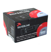 SILVERLINE PINS DOBLES C/ CAMISA METAL