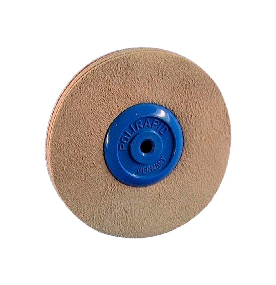 CEPILLO PIEL DE GAMUZA Ø90mm 1ud