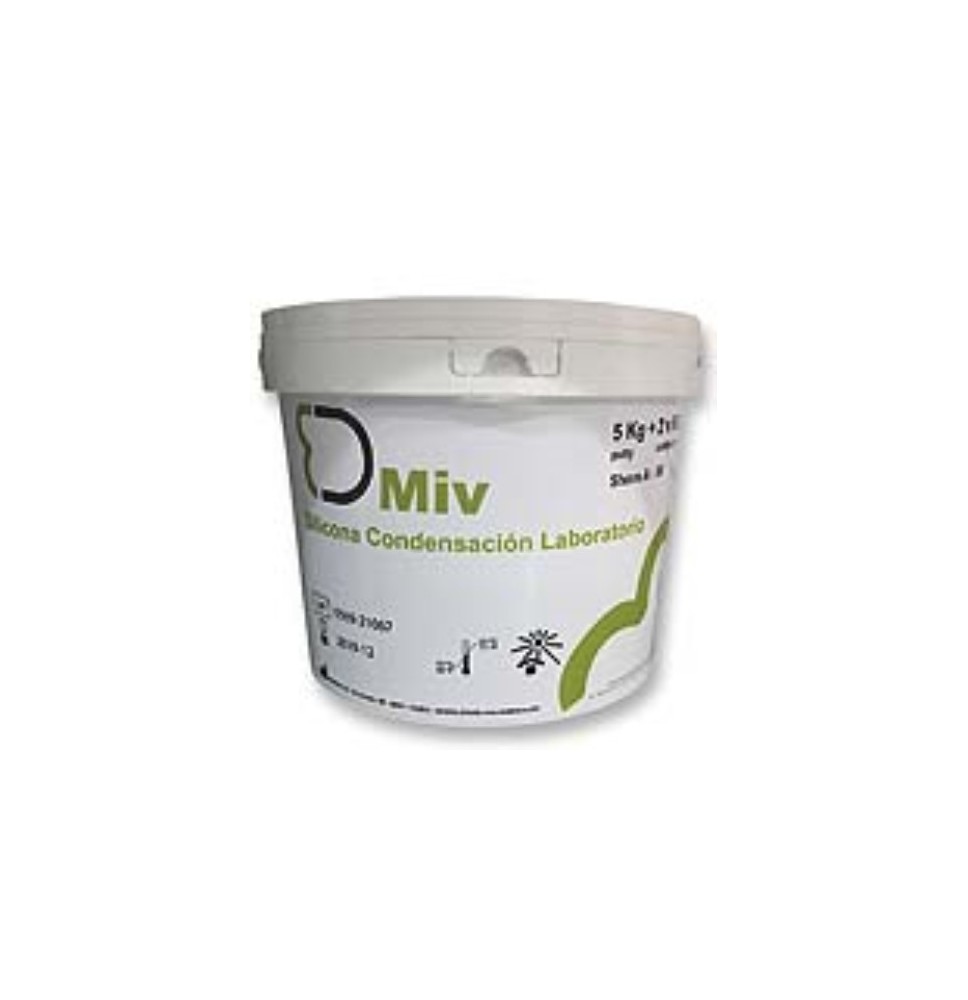 DENTAL MIV SILICONA DE LLAVES 5 Kg + 2 catalizadores