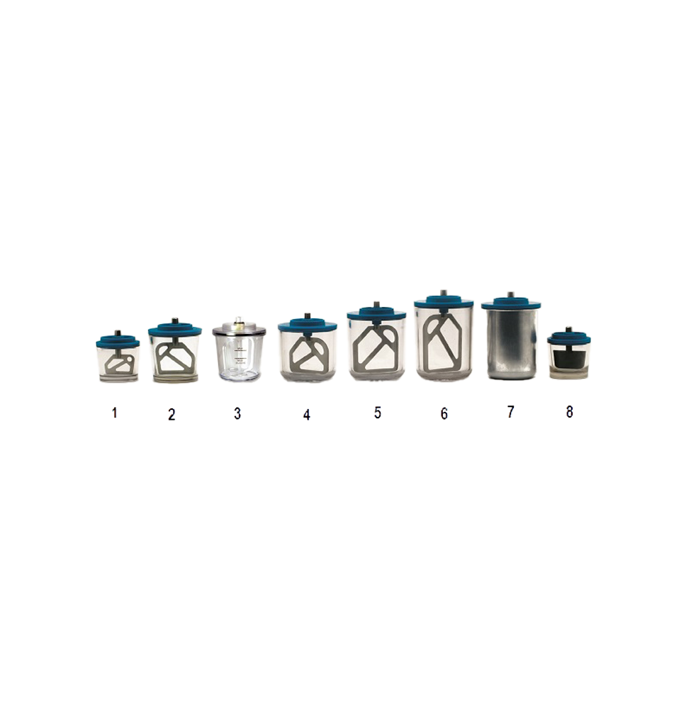 TAZAS PARA MEZCLADORAS DE VACIO KOALA-IRIS