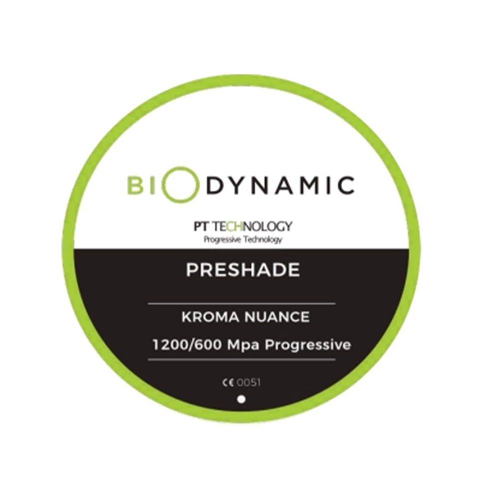 BIODYNAMIC DISCO ZIRC PRECOLOREADO 95/18MM