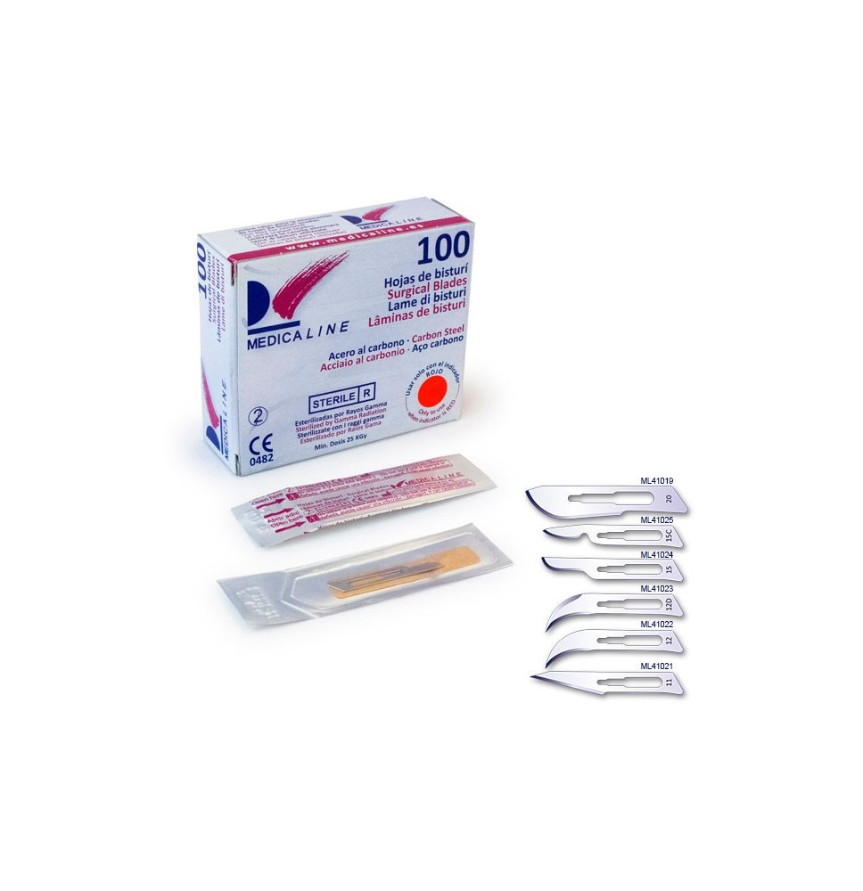 MEDICALINE HOJAS DE BISTURI 
