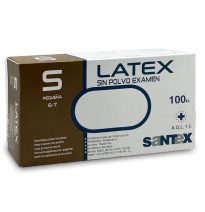 SANTEX GUANTES LATEX SIN POLVO 100uds
