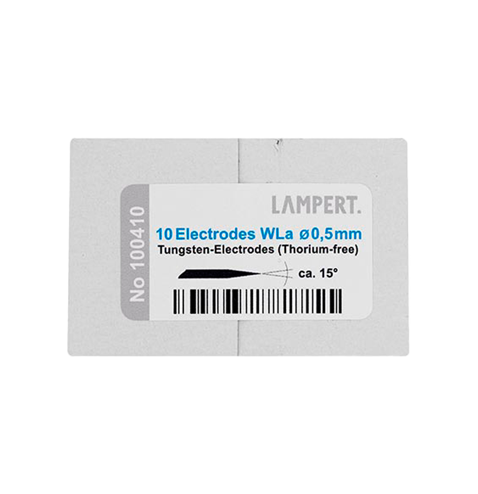 LAMPERT ELECTRODOS TUNGSTENO WLA 10uds