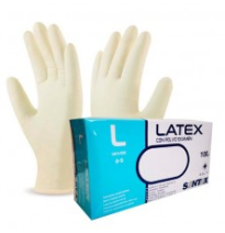 SANTEX GUANTES LATEX CON POLVO 100uds
