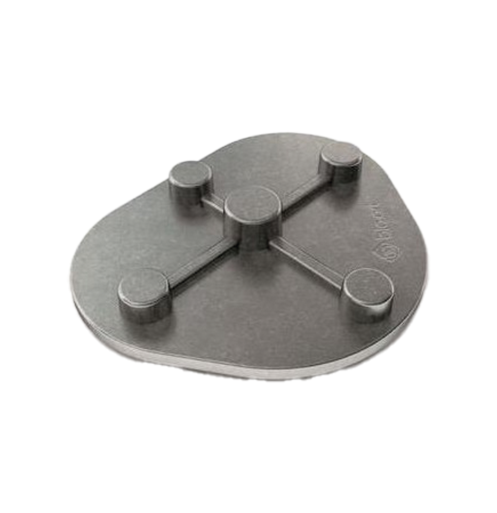 PLACA DE MONTAJE METALICA ARTICULADOR ARCON SEMIAJUSTABLE 2uds