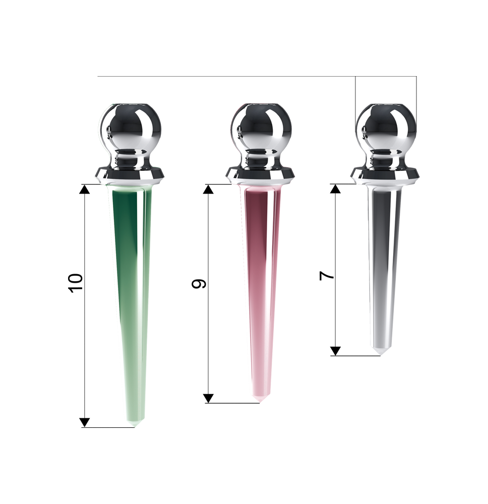 PIVOTES DE TITANIO NORMAL ESFERA 2,5