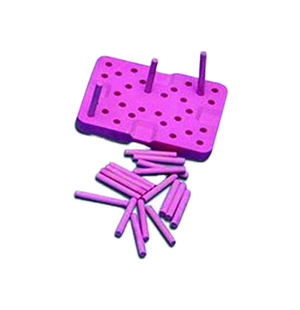 BANDEJA PARA HORNO DE CERAMICA ROSA CON PINES